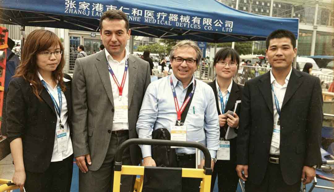 CMEF ShangHai -18/04/2012｜The first Chinese company to showcase stair-climbing wheelchair at CMEF