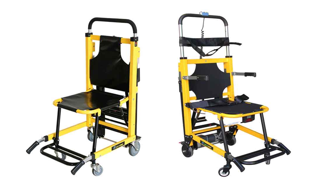 The Origins of Stair-Climbing Wheelchairs... Stair Stretcher? Manual Stair-Climbing Wheelchair? Electric Stair-Climbing Wheelchair?